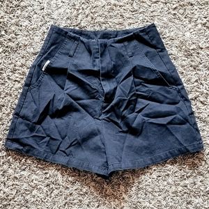 Black High Waisted Shorts